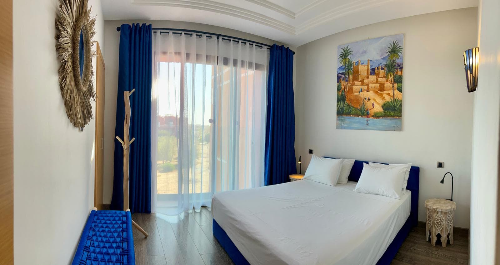 Chambre avec vue sur le jardin